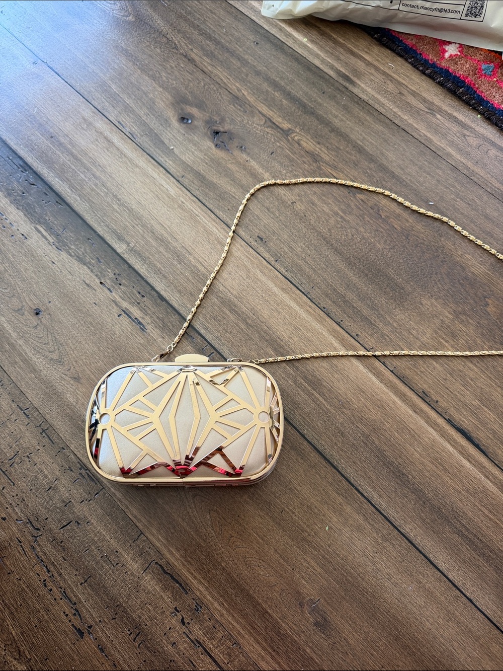 Aztec Gold Clutch Purse